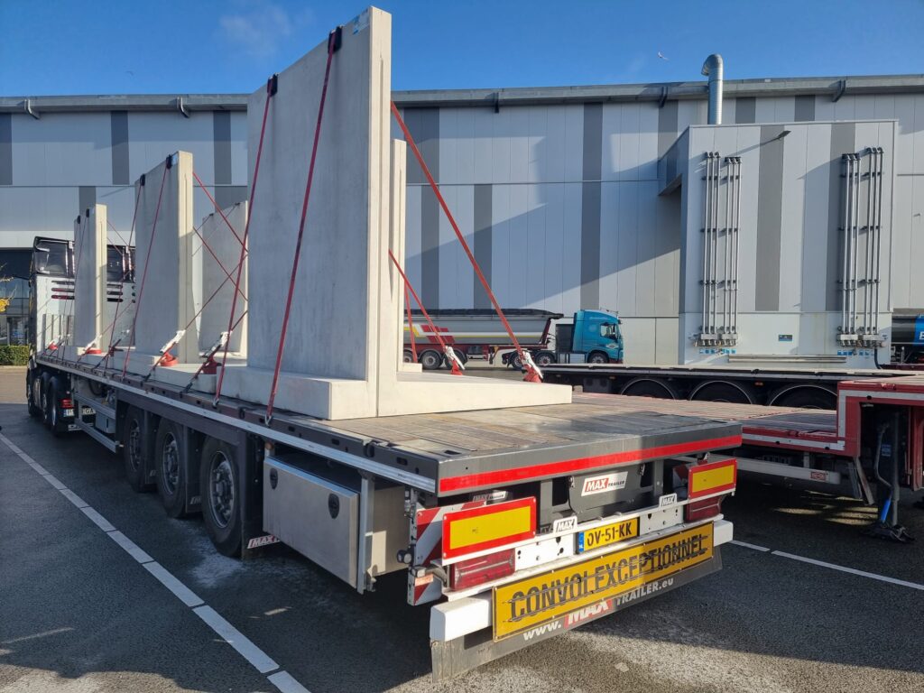 Open vlakke trailer (Flatbed)